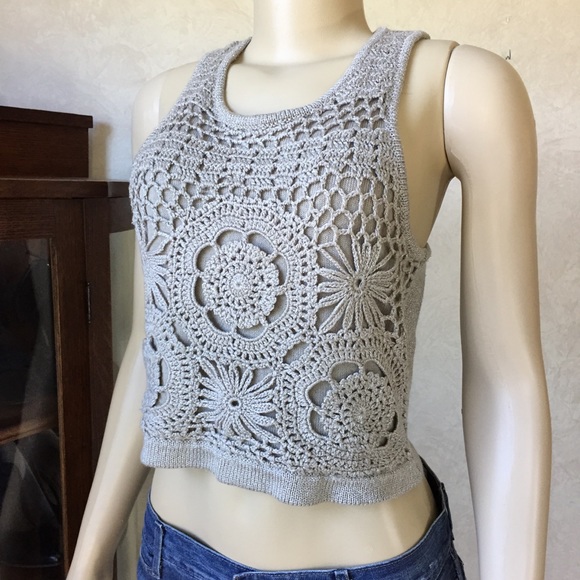 Arden B Tops - Arden B. Tan Knit Tank Top Size Small